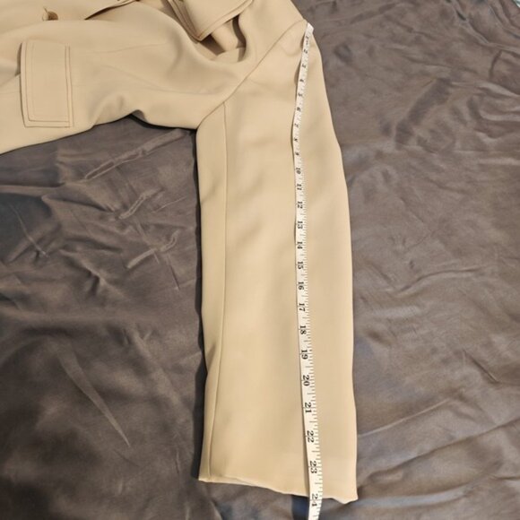 Tahari Arthur S. Levine Dress Suit Blazer jacket Stone Size 12 - Picture 7 of 11